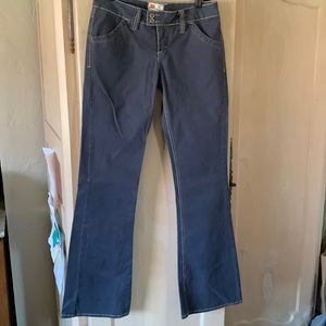 Twill 22, indigo corduroy pants, size 27